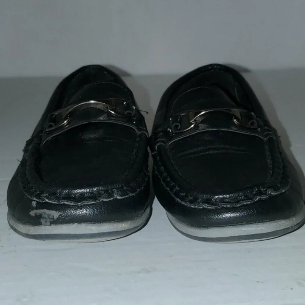 Stellaelva Boys Black Loafer Shoes Loafers Slip On Kids Youth Boy Size 13
